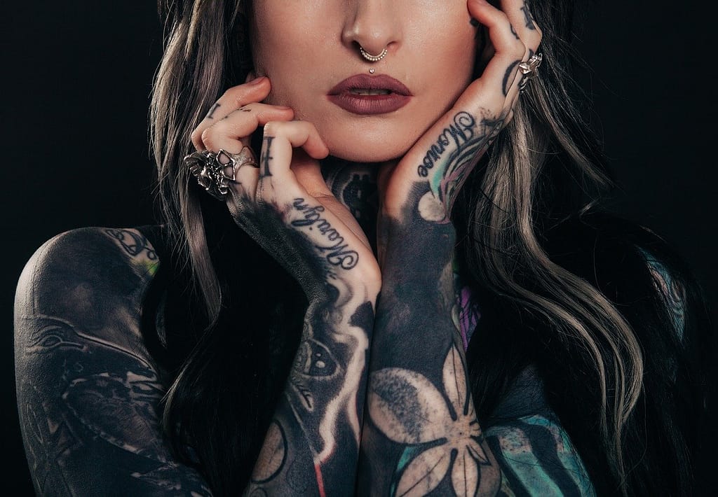 the girl with tattoos