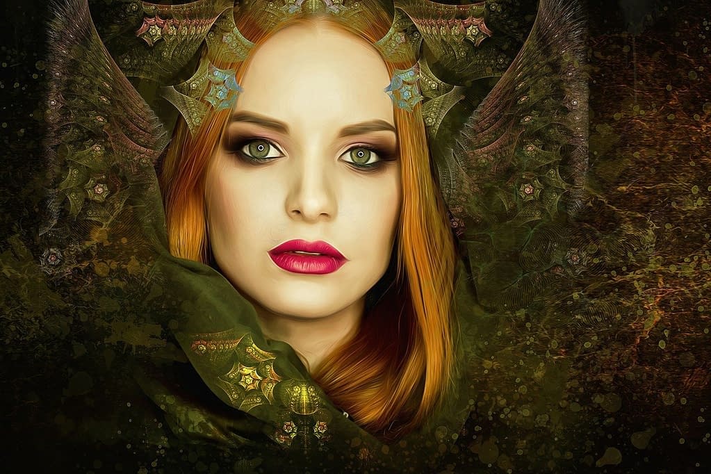 Main characters in Dragon Witch trilogy - Caia Esvane